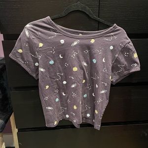 Electric pink crop top